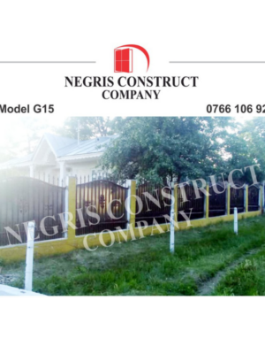Gard din fier forjat, model: G15