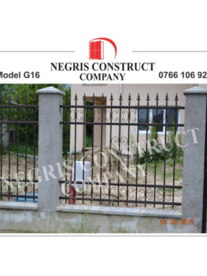 Gard din fier forjat, model: G16